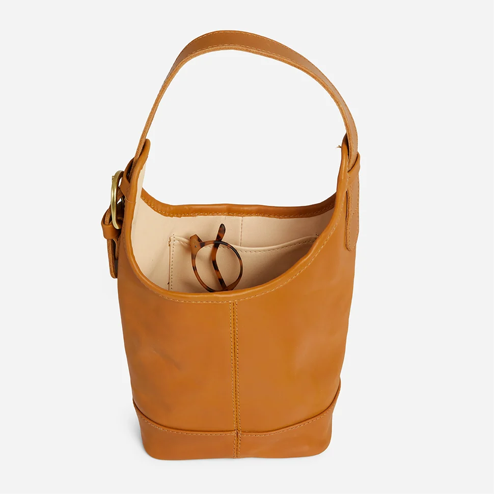 Everyday Open Leather Market Tote - Image 6